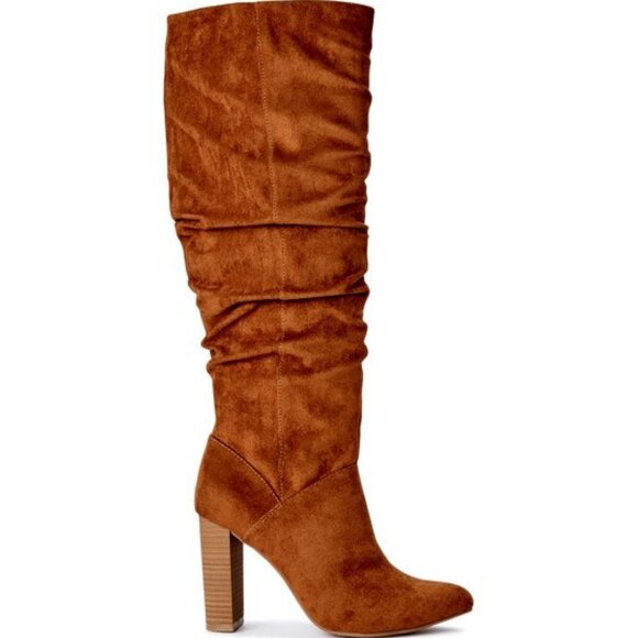 Scrunch Suede Boot - Picture 1 of 6